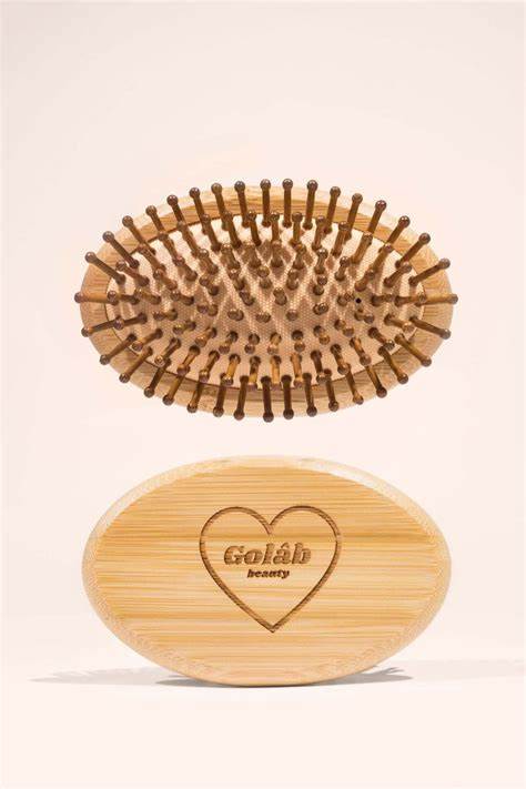 Organic bamboo scalp massager