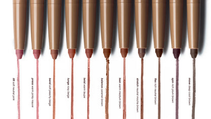Peptide lip shape